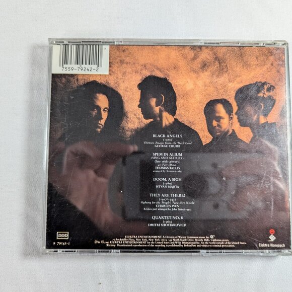 Black Angels by Kronos Quartet, string quartet music CD 1990 - Picture 4 of 4